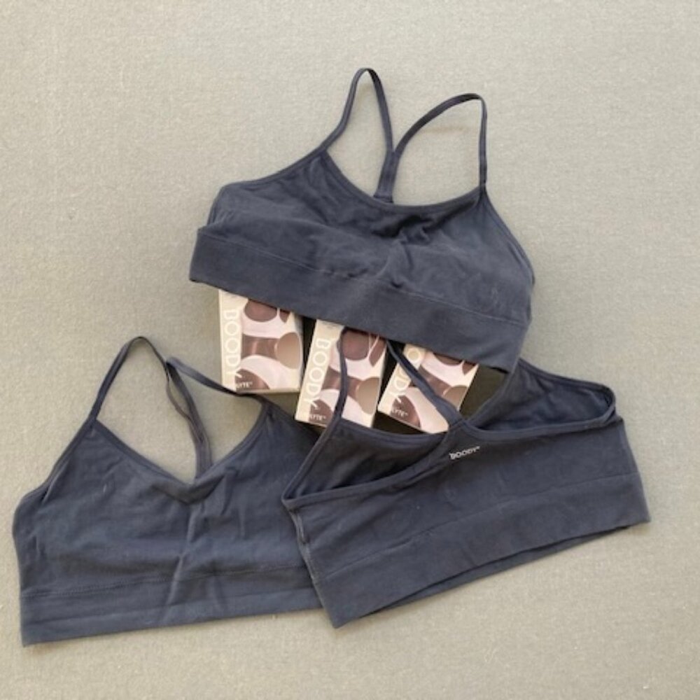 Boody Lyolite Bamboo Racerback Bras NWOT 3-pack